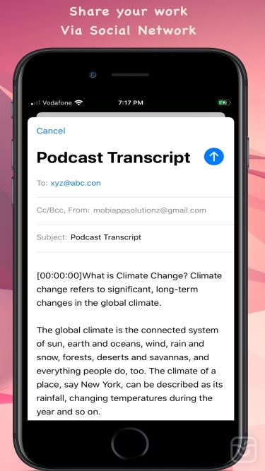 تصاویر Transcribe Audio, Video
