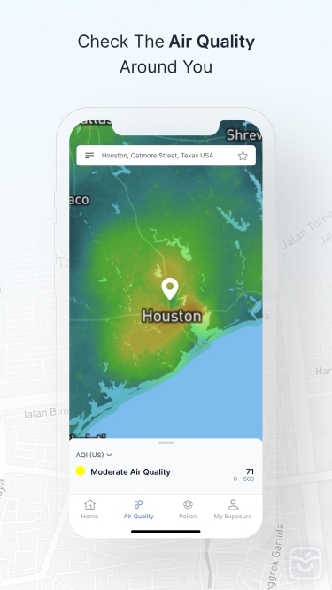 تصاویر Air Quality App - BreezoMeter