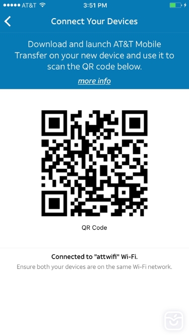 تصاویر AT&T Mobile Transfer