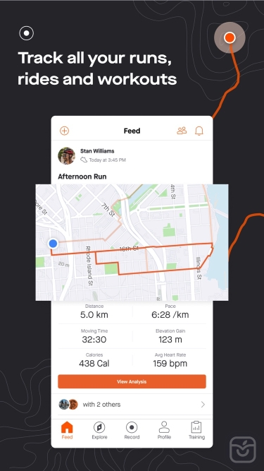 تصاویر Strava: Run, Ride, Swim