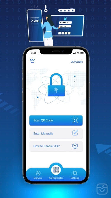 تصاویر Authenticator - 2FA Security