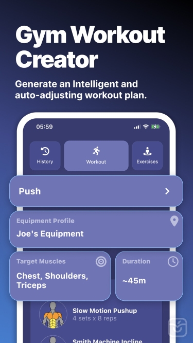 تصاویر Gym Streak AI: Workout Planner ++