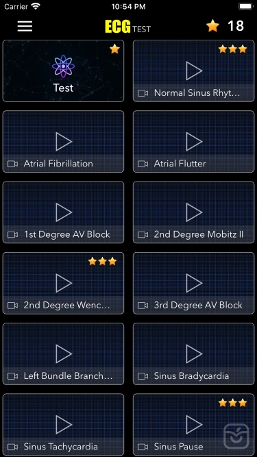 تصاویر ECG Test Pro