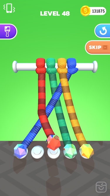 تصاویر Tangle Master 3D | استاد باز کردن گره