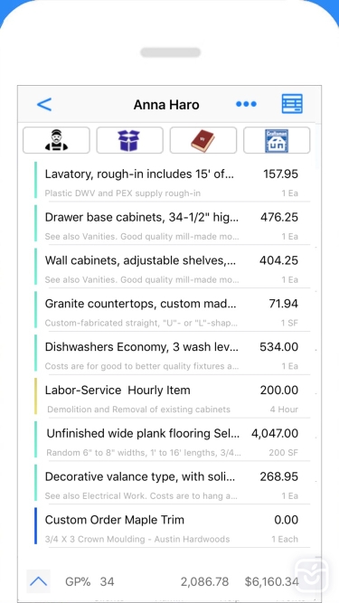 تصاویر Contractor Estimate & Invoice