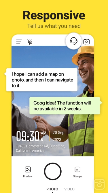 تصاویر Timemark: timestamp camera+gps ++