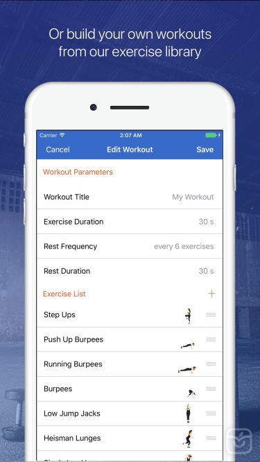 تصاویر Cardio & HIIT Workout - Fitify