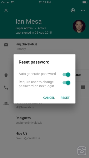 تصاویر Google Admin