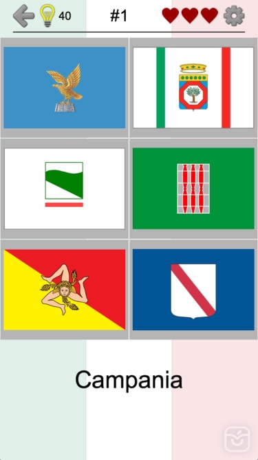 تصاویر Italian Regions - Italy Quiz