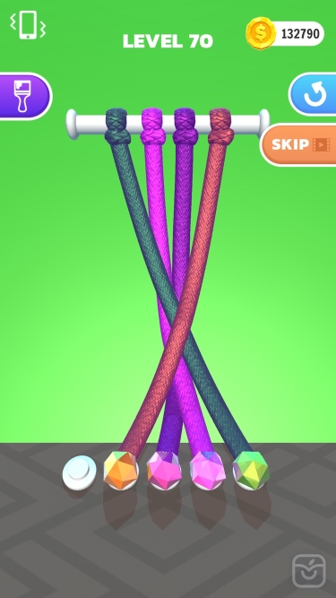 تصاویر Tangle Master 3D | استاد باز کردن گره