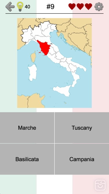 تصاویر Italian Regions - Italy Quiz