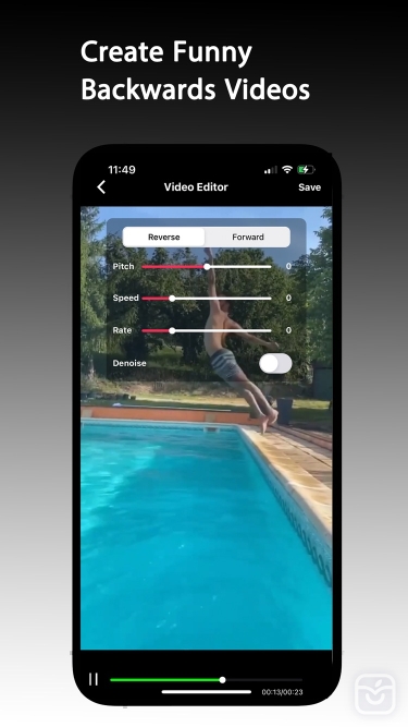 تصاویر Reverse Video Editor - Funny ++