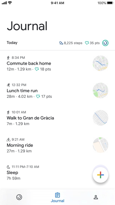 تصاویر Google Fit – Activity Tracker|گوگل فیت