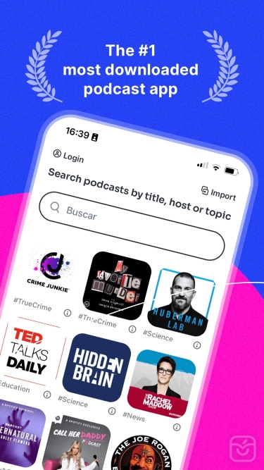 تصاویر Podcast App++| آنلاک شده