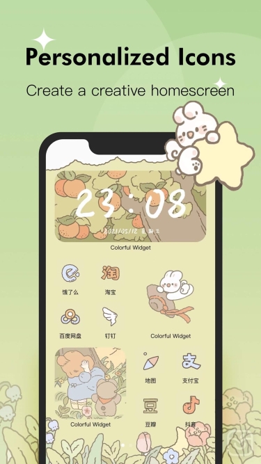 تصاویر Colorful Widget- Icon & Themes ++