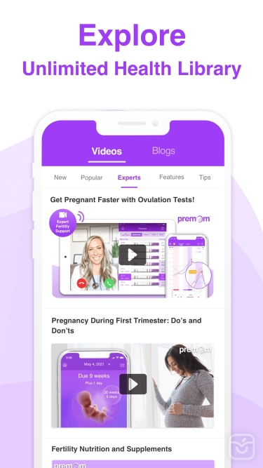 تصاویر Premom Ovulation Tracker
