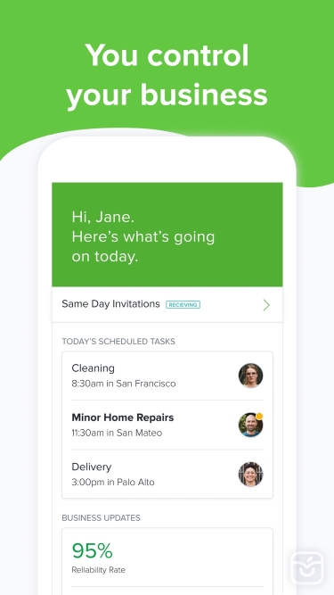تصاویر Tasker by TaskRabbit