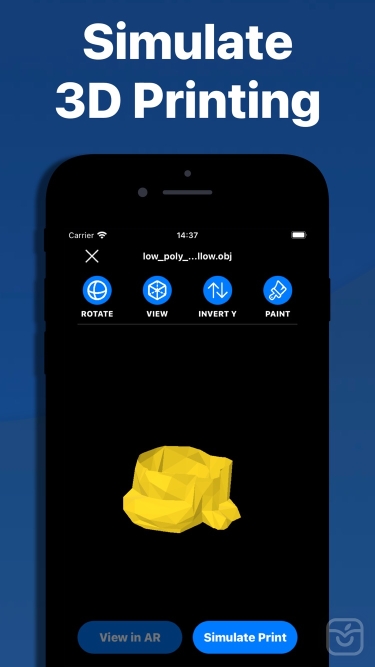 تصاویر 3D Model Viewer - AR & Print ++