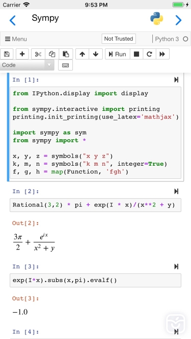 تصاویر Carnets - Jupyter