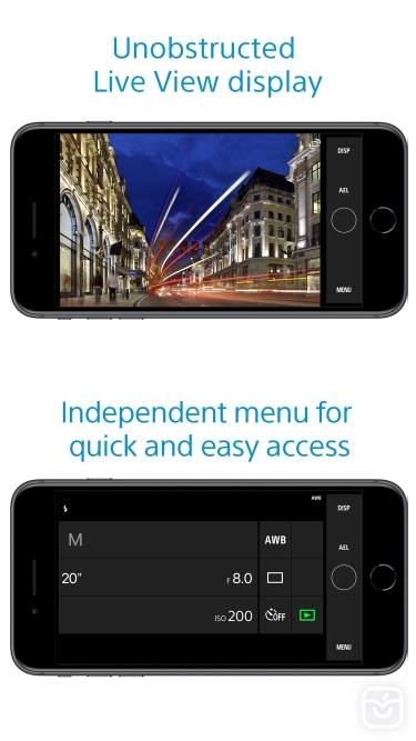 تصاویر Imaging Edge Mobile