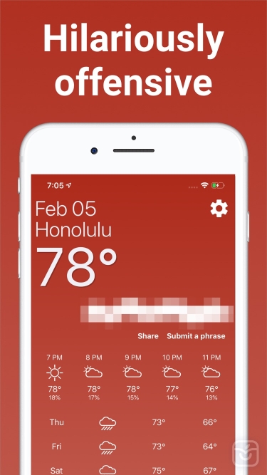 تصاویر Funny Weather - Rude Forecasts