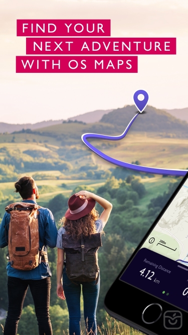 تصاویر OS Maps: Walking & Bike Trails ++