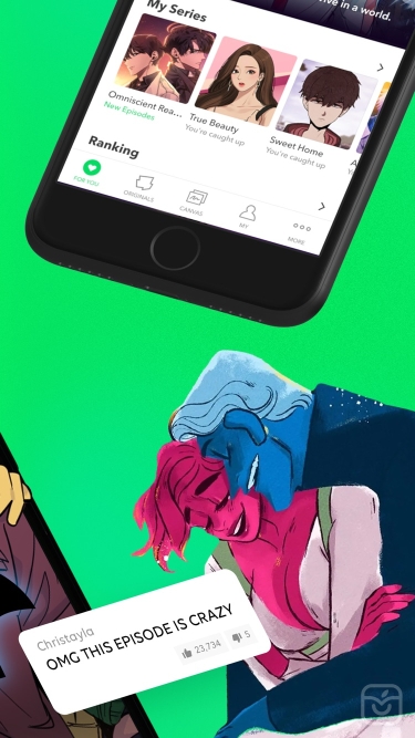 تصاویر WEBTOON: Manga, Comics, Manhwa ++