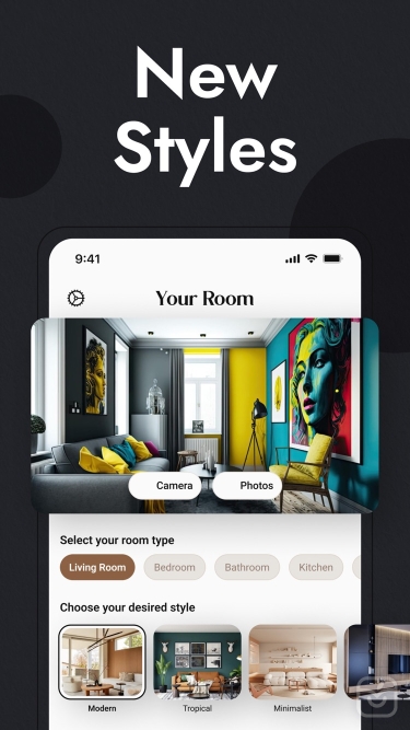 تصاویر Interior AI: Home Design Magic ++