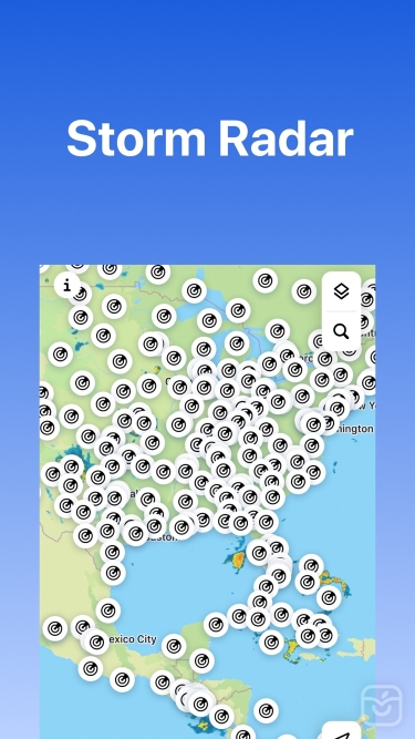 تصاویر Rain Viewer: Weather Radar Map ++