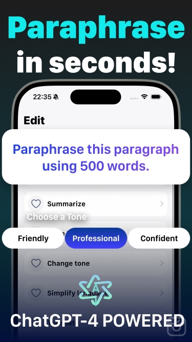 تصاویر Writify: AI Writing Assistant ++