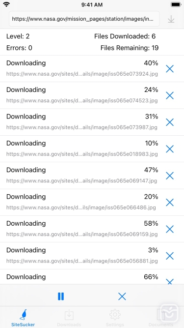 تصاویر SiteSucker