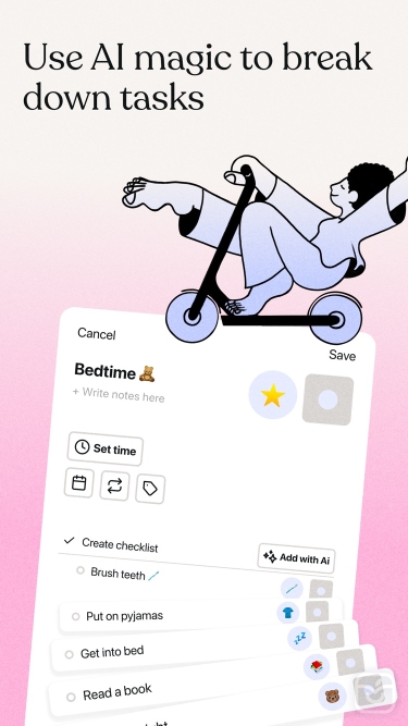 تصاویر Tiimo - Visual Daily Planner ++