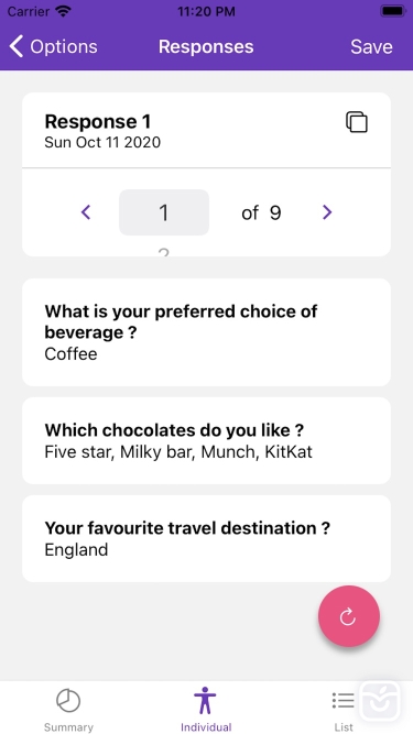 تصاویر FormsApp : Manage your forms