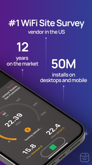 تصاویر NetSpot WiFi Analyzer