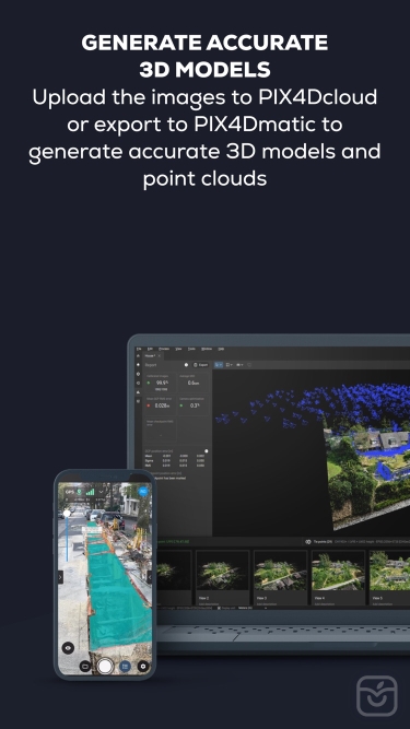 تصاویر PIX4Dcatch: 3D scanner