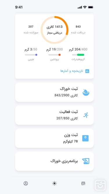تصاویر کالریا: برنامه غذایی، کالری شماری، خرید آنلاین و راهنمای آشپزی