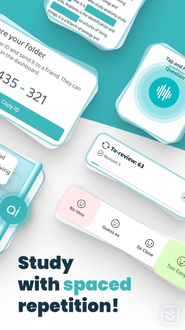 تصاویر AI Study Flashcards: Voovo ++