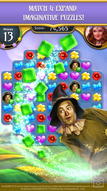 تصاویر The Wizard of Oz Magic Match 3