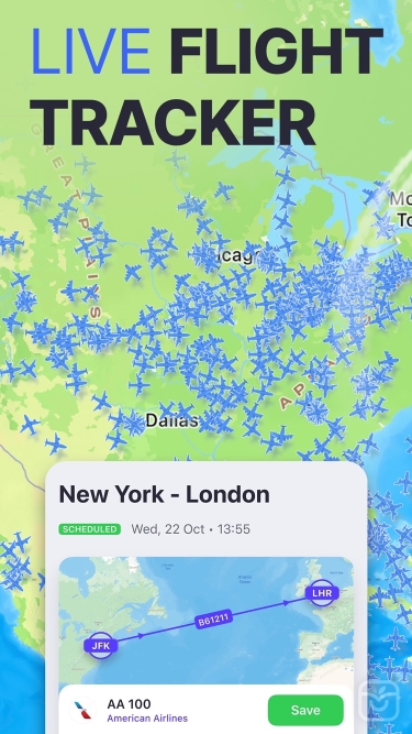 تصاویر Planes Live - Flight Tracker ++