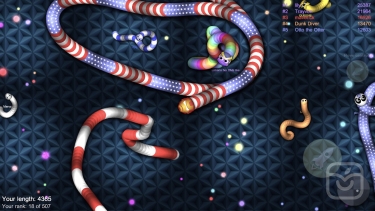 تصاویر wormy.io: snake game