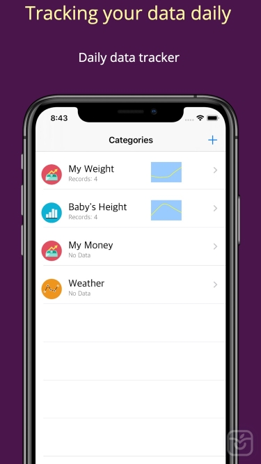 تصاویر Daily Data Tracker