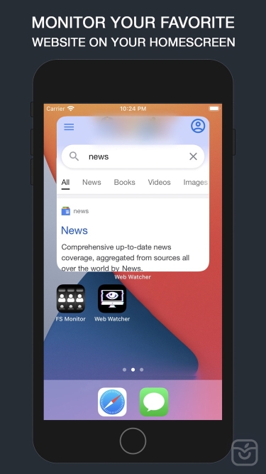 تصاویر Web Watcher Widget