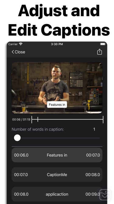 تصاویر  CaptionMe automatic subtitles ++