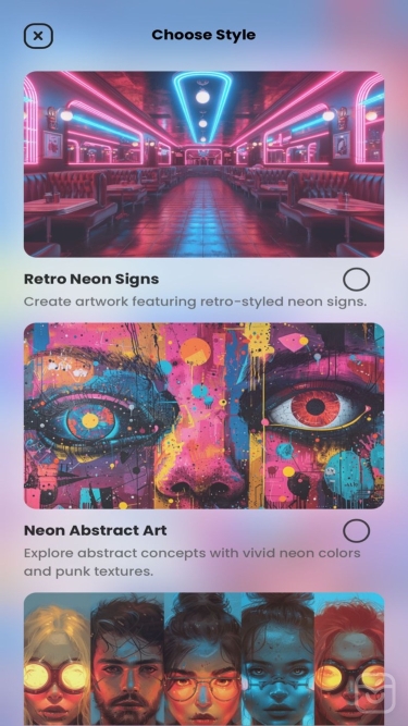 تصاویر Neon Punk - AI Art Generator ++