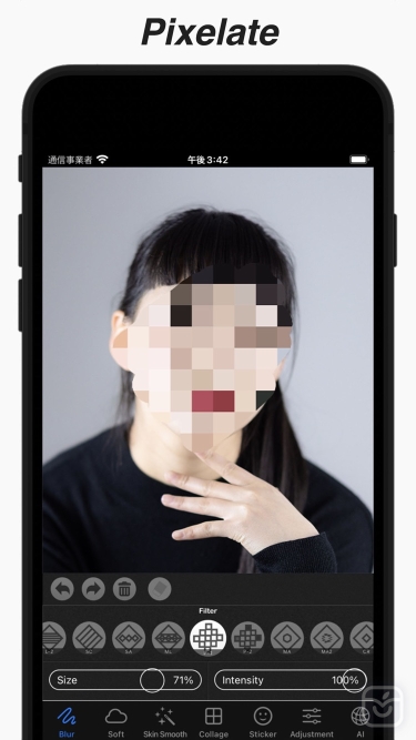 تصاویر Blur Photo & Mosaic & Pixel ++