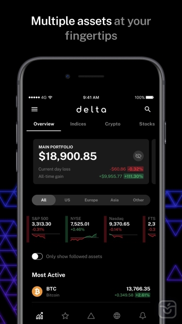 تصاویر Delta Investment Tracker