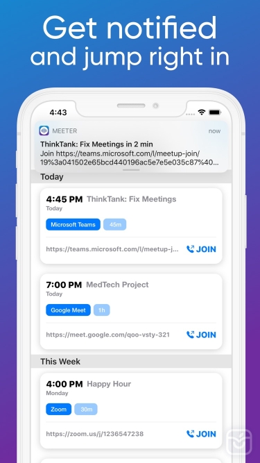 تصاویر Meeter for Zoom, Teams & Co