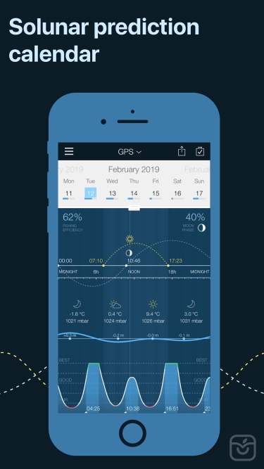 تصاویر Fishing Calendar, Solunar