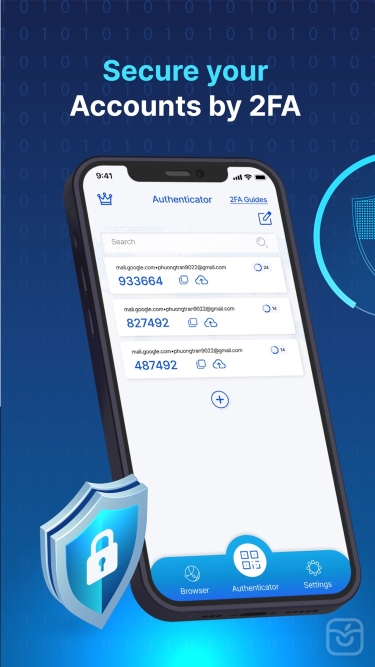 تصاویر Authenticator - 2FA Security