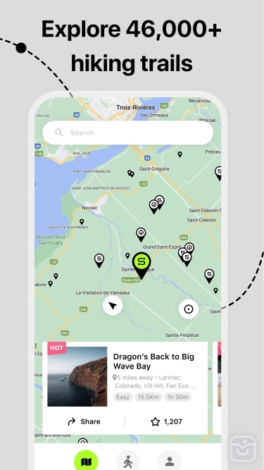تصاویر Trailscape: Hike, Bike & Run ++